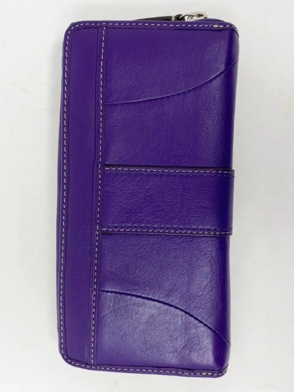 Coach Vintage Deep Purple Soho Zip Around Wallet